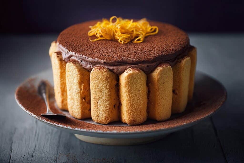 charlotte au chocolat noir