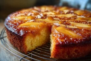 gâteau au yaourt pommes caramélisées