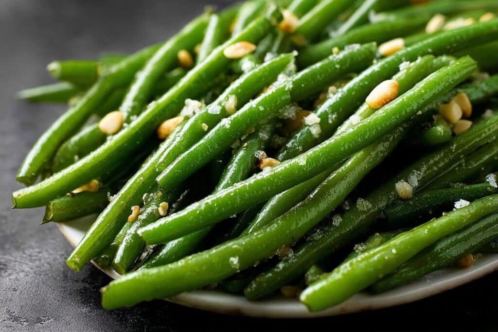 Cuisson des haricots verts au Cookeo