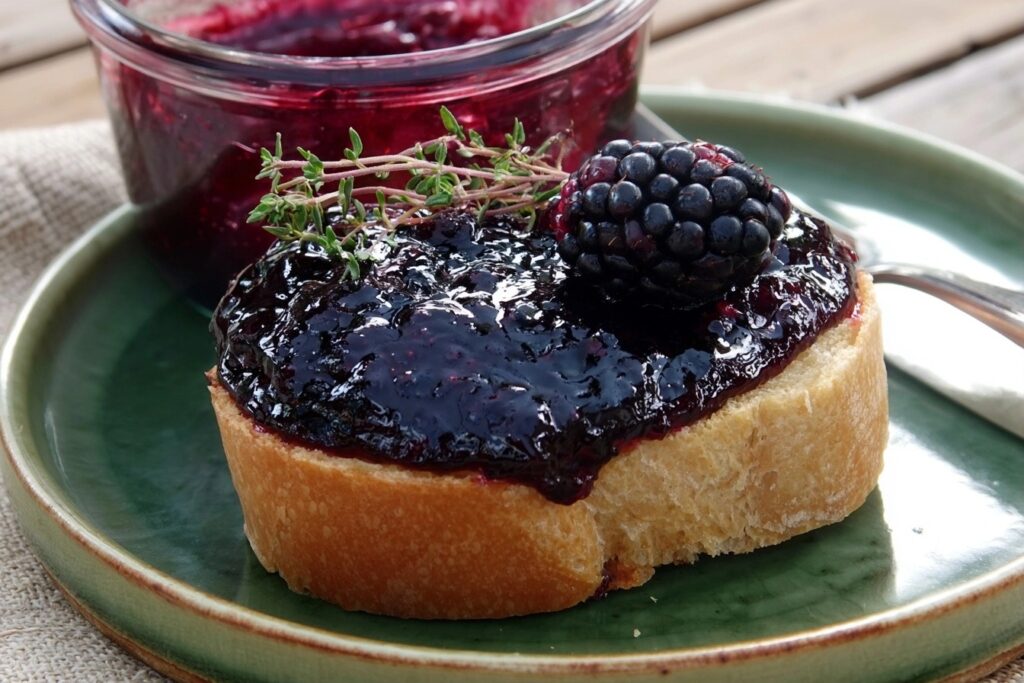 gelée de mûres sauvages