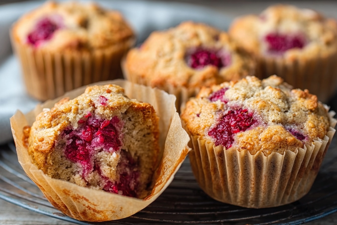 muffins framboise avoine