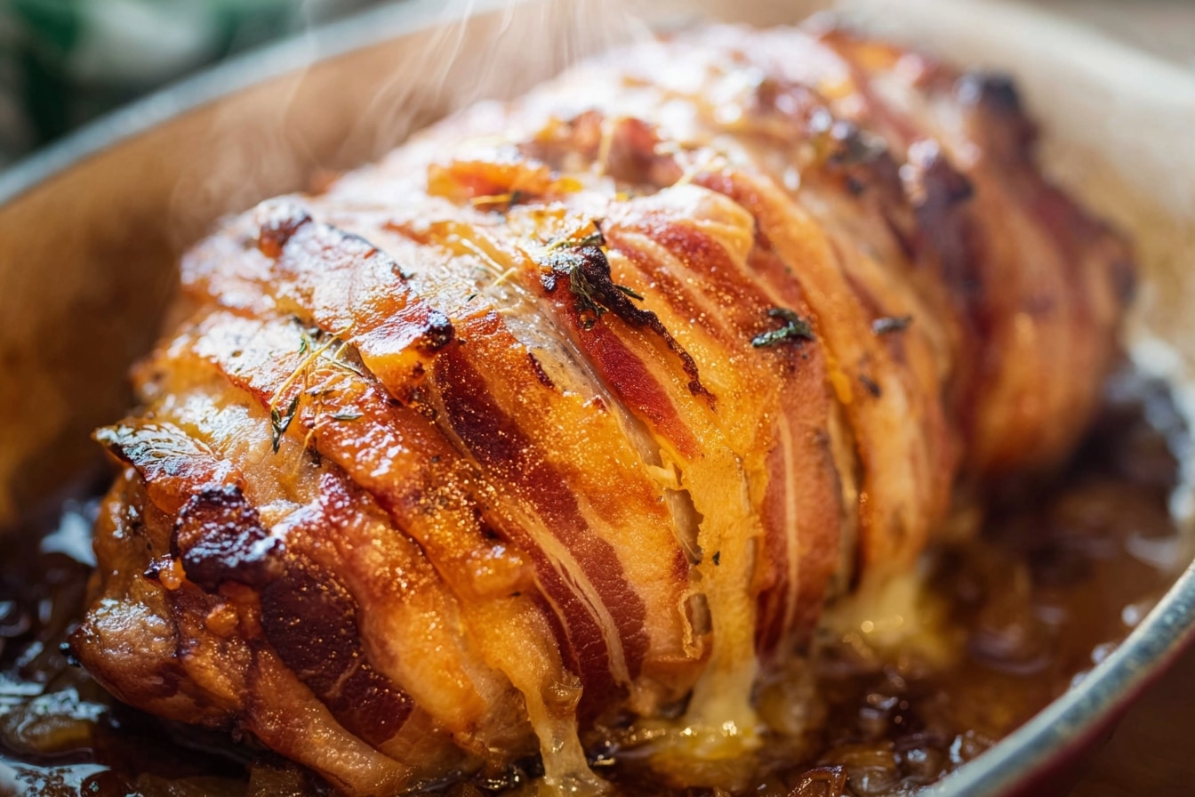 rôti de porc Orloff cuisson