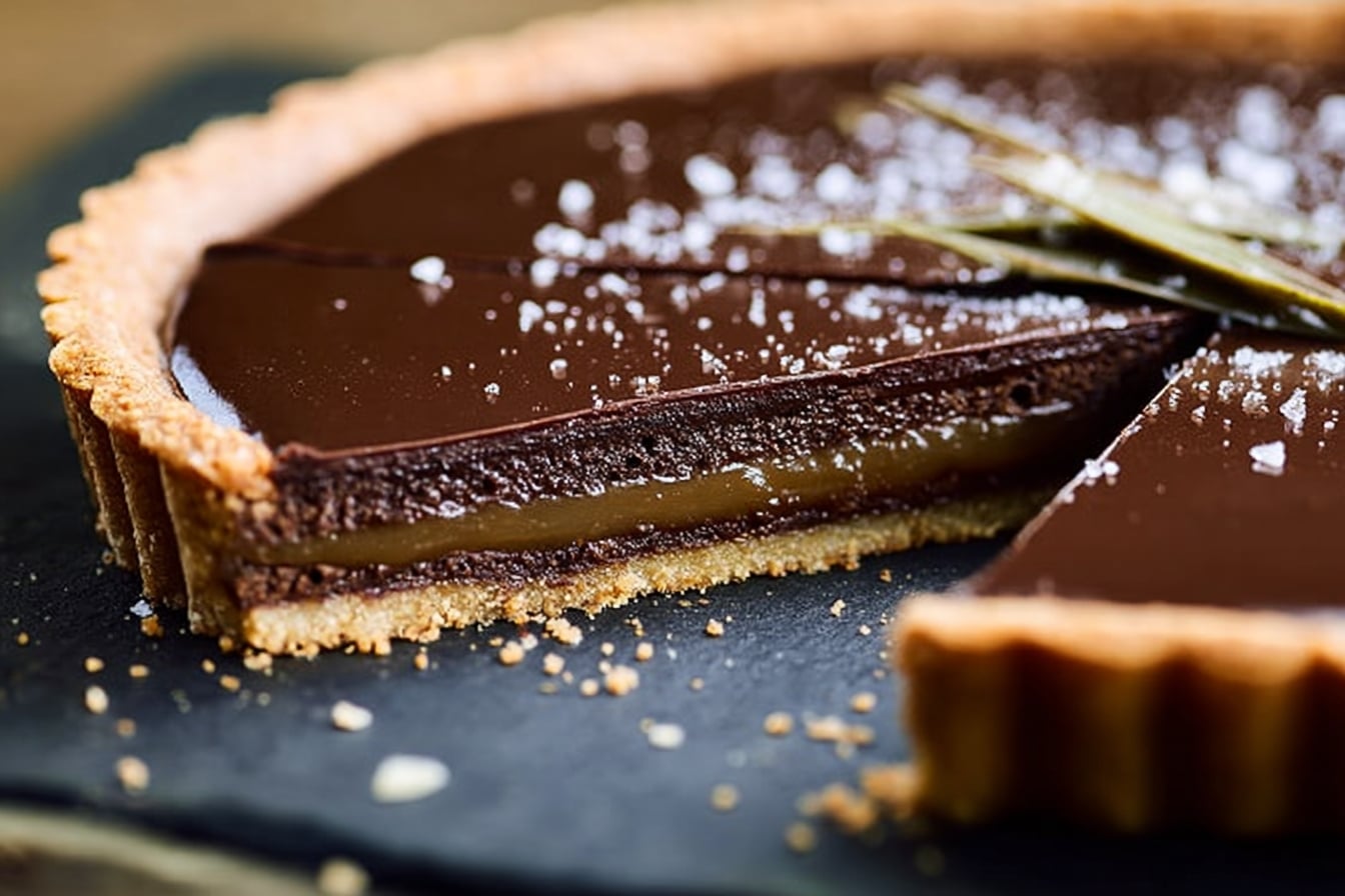 tarte chocolat caramel beurre salé