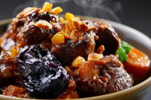 Tajine d'agneau aux pruneaux et amandes torréfiées : mon exploration aux épices