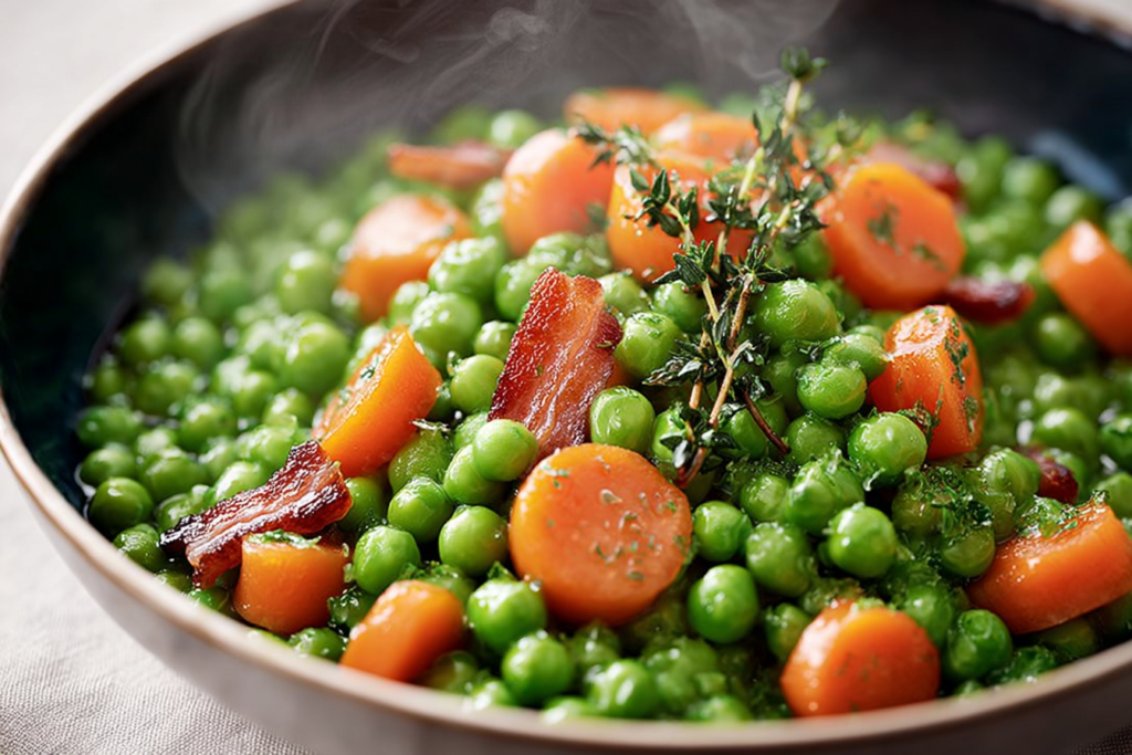 petits pois carottes cookeo temps cuisson