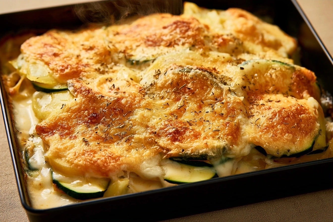 Gratin de courgettes et pommes de terre au Cookeo : mon test de cuisson hybride